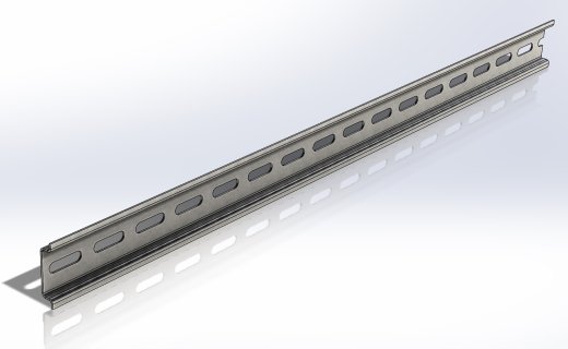 TS 35 7.5 DIN导轨和TS 35 15 DIN导轨型号提供标准1米长，可配置缩略图